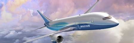 Boeing 787 airplane