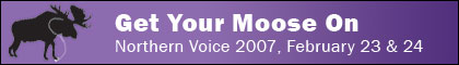 Northern Voice 2007: Speaker Schedule Live!