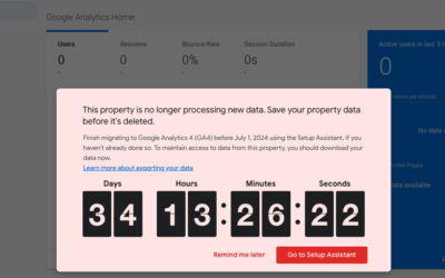 Your old Universal Analytics Data disappears July 1, 2024